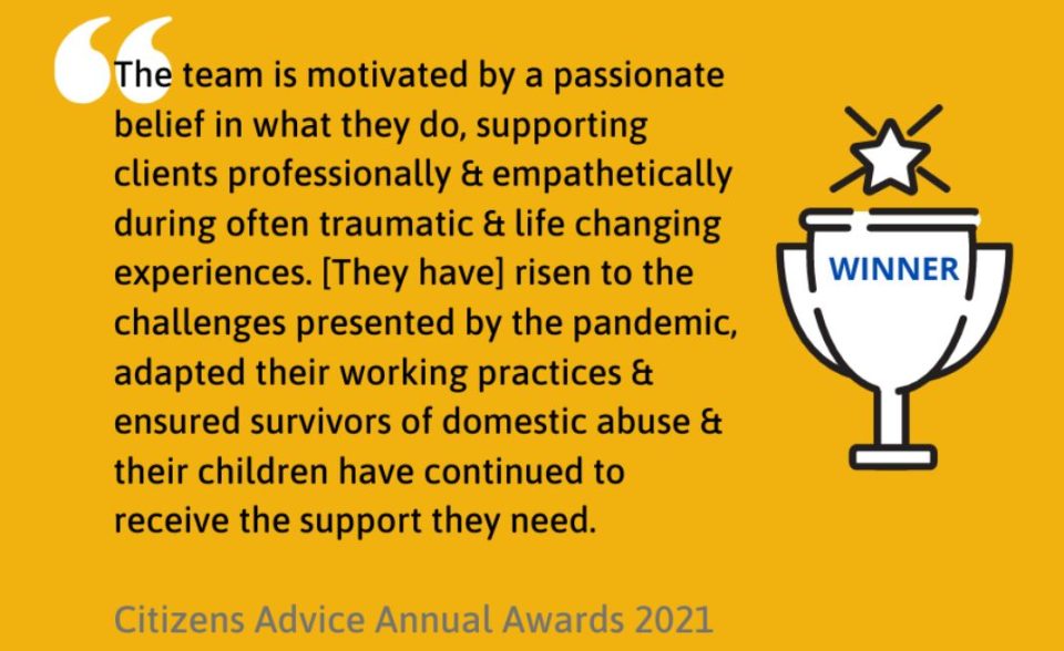 Domestic abuse team wins national ‘Team of the Year’ award - Citizens ...